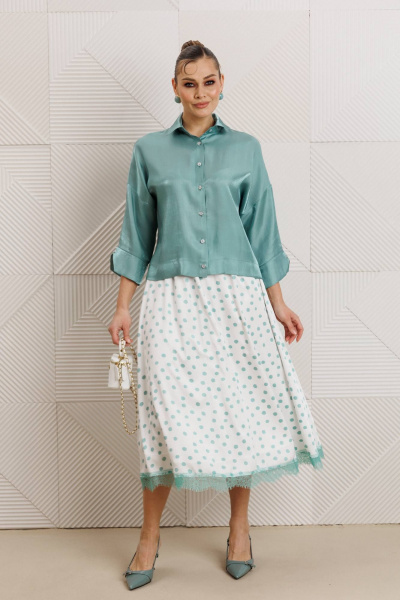Блуза, юбка Anastasia 1322 мята - фото 7