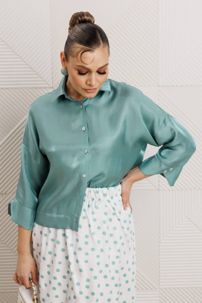 Блуза, юбка Anastasia 1322 мята - фото 5