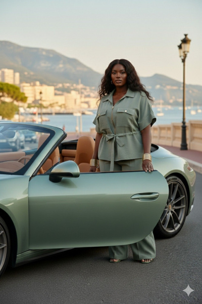 Блуза Vittoria Queen 28093бл хаки - фото 8