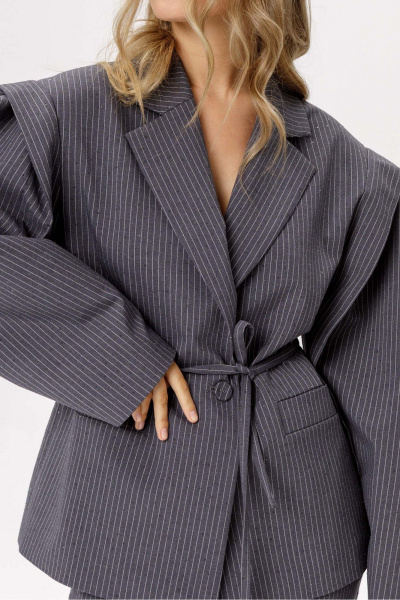 Жакет PiRS 6516 серый - фото 9