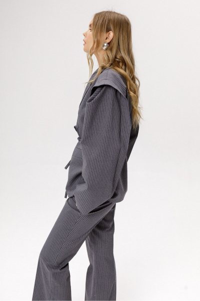 Жакет PiRS 6516 серый - фото 3