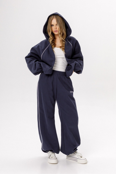 Брюки PiRS 6533 синий_с_лого - фото 2