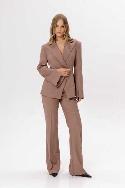 Жакет PiRS 6539 коричневый - фото 2