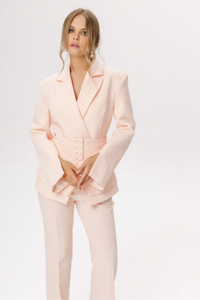 Баска, жакет PiRS 6540 персиковый - фото 2