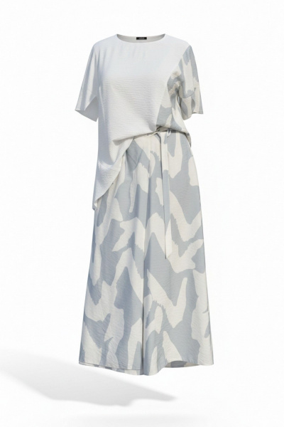 Блуза, брюки Vittoria Queen 28373  молочный - фото 7