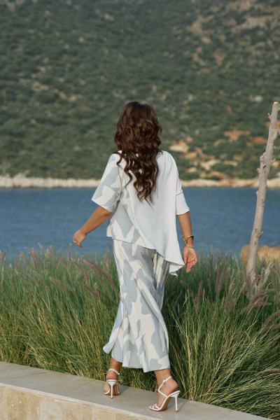 Блуза, брюки Vittoria Queen 28373  молочный - фото 5