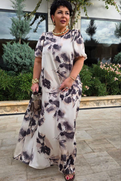 Платье Vittoria Queen 28603 экрю - фото 10