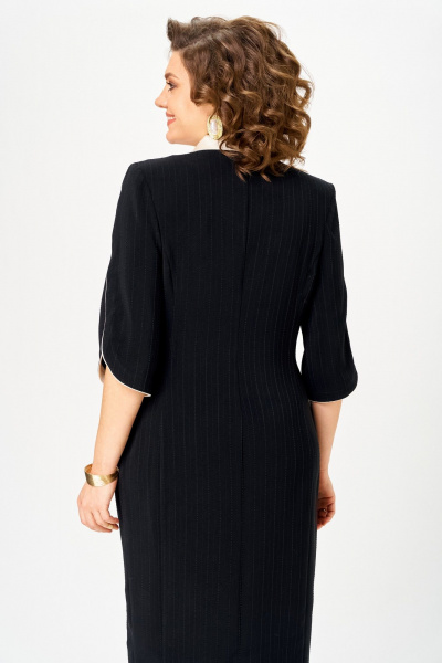 Платье ANASTASIA MAK 1308 черный - фото 8