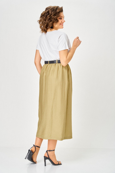 Жакет, юбка ANASTASIA MAK 1320 горчица - фото 11