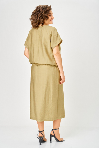 Жакет, юбка ANASTASIA MAK 1320 горчица - фото 7