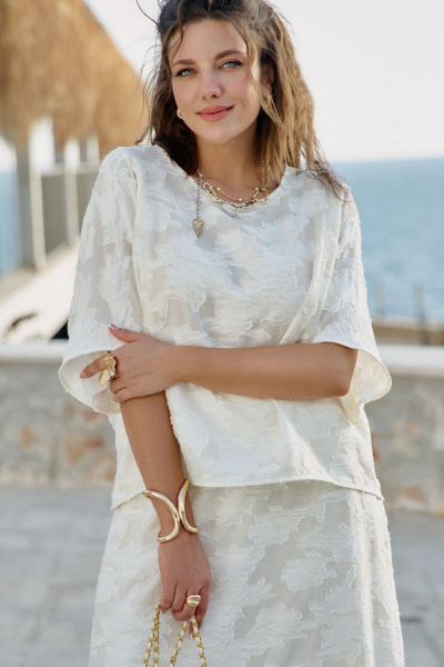 Блуза Vittoria Queen 28853бл - фото 1