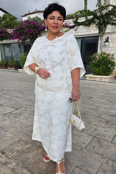 Юбка Vittoria Queen 28853ю молочный - фото 6