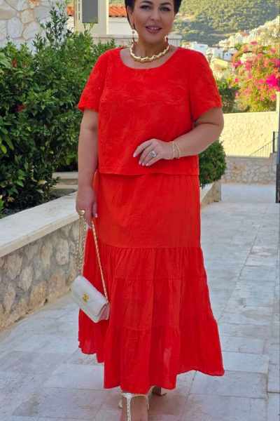 Платье Vittoria Queen 29043 алый - фото 6