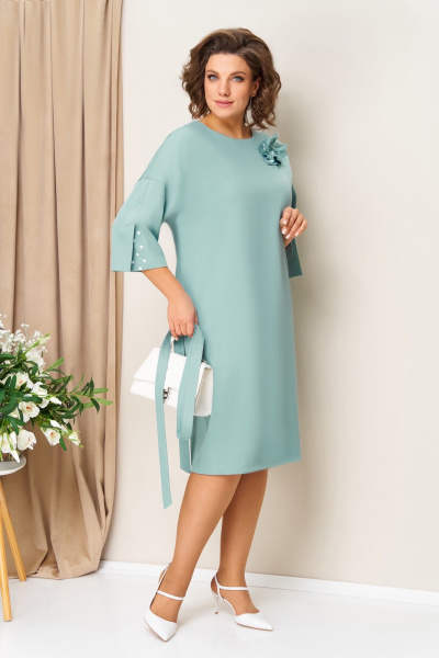 Платье VOLNA 1461 светло-мятный - фото 2