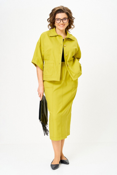 Блуза, жакет, юбка Орхидея 1666 - фото 1