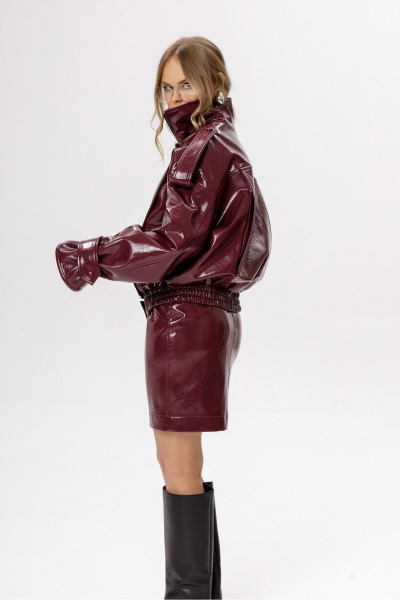 Куртка PiRS 6565 бургунди - фото 8