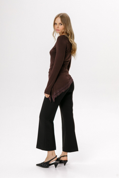 Лонгслив PiRS 6571 коричневый - фото 6