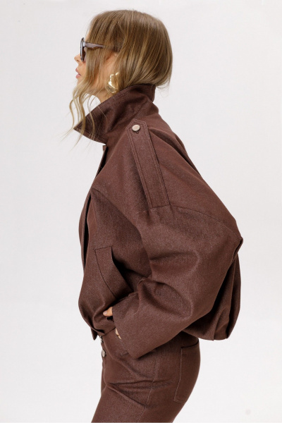 Брюки PiRS 6576 шоколадный - фото 8