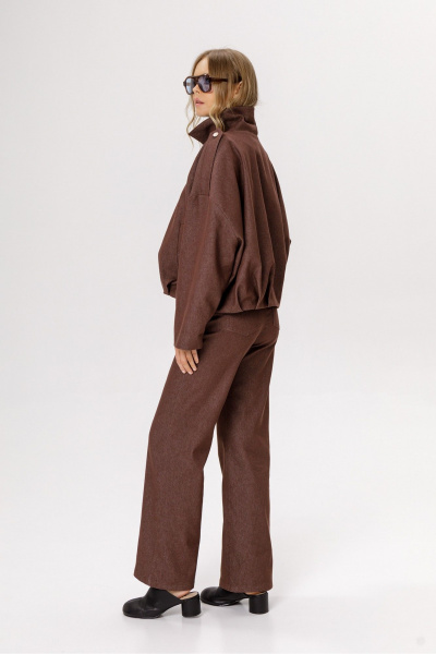 Брюки PiRS 6576 шоколадный - фото 7