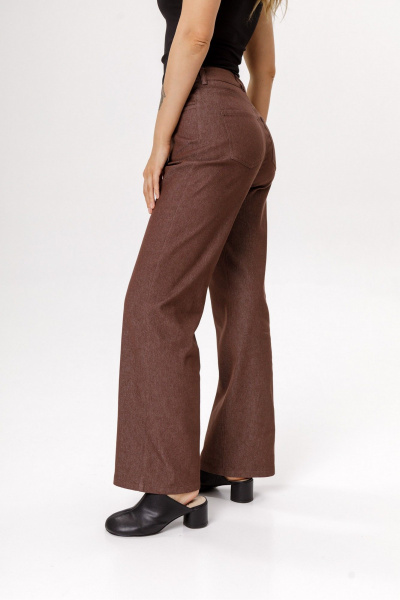 Брюки PiRS 6576 шоколадный - фото 4
