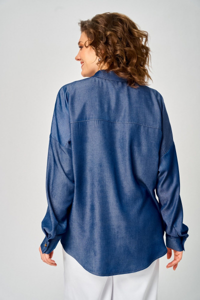 Блуза Michel chic 797 деним - фото 6