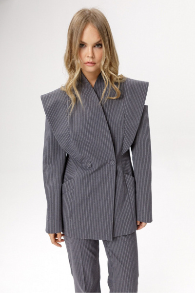 Жакет PiRS 6581 серый - фото 1