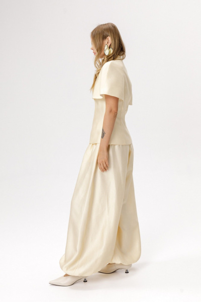 Блуза PiRS 6583 сливочный - фото 8