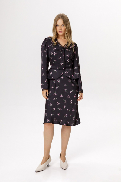 Платье PiRS 6587 черный - фото 5