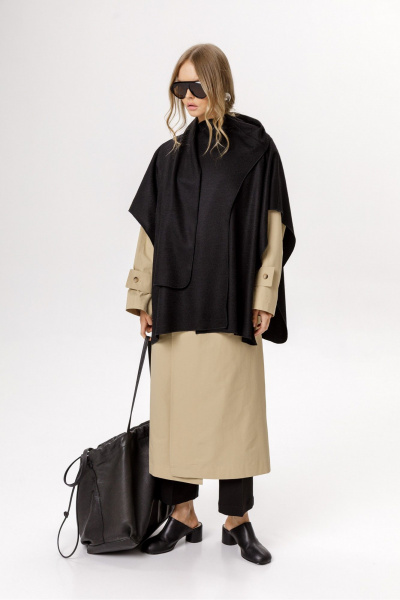 Тренч PiRS 6595 бежевый - фото 10