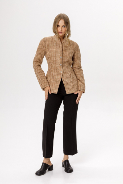 Жакет PiRS 6604 бежевый - фото 3