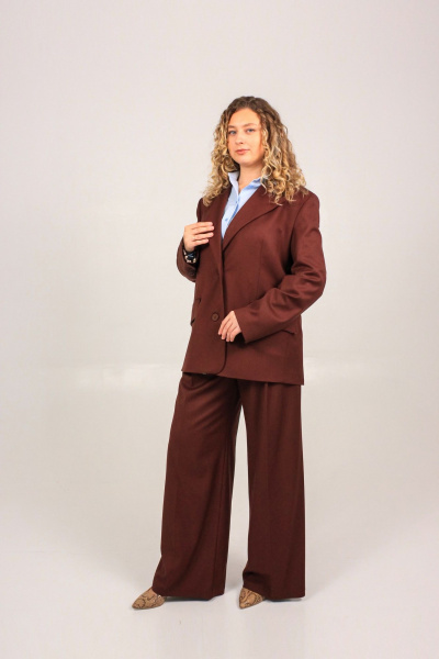 Жакет Dolce Forma GAK-BE-01-25_коричневый - фото 1