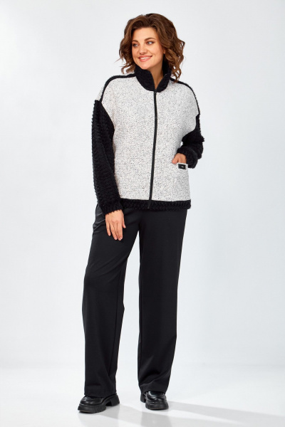 Брюки, бомбер Lady Secret 25227 беж+черный - фото 4