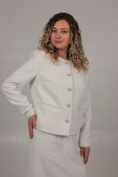 Жакет Dolce Forma GAK-BE-03_белый - фото 5