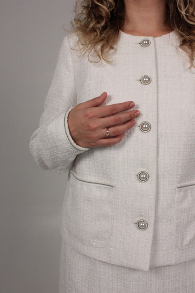 Жакет Dolce Forma GAK-BE-03_белый - фото 3