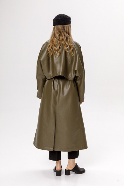 Тренч PiRS 6622 хаки - фото 7