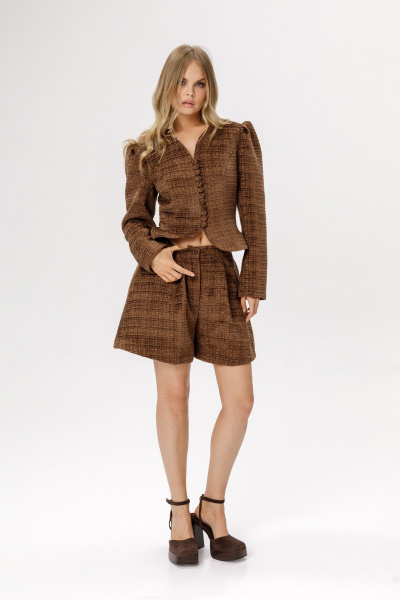 Жакет PiRS 6624 шоколадный - фото 2