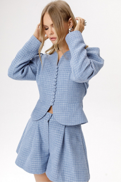 Шорты PiRS 6625 голубой - фото 4