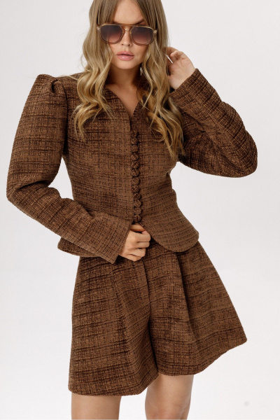 Шорты PiRS 6625 шоколадный - фото 2