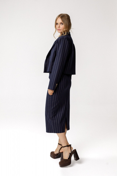 Жакет PiRS 6627 синий - фото 7