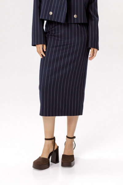 Юбка PiRS 6628 синий - фото 5