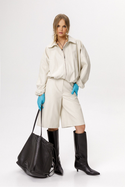 Шорты PiRS 6634 молочный - фото 1