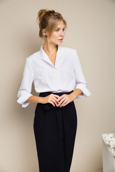 Блуза Daloria 6138 молочный - фото 2