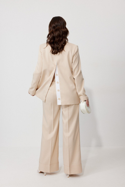 Брюки, жакет Mubliz 190 бежевый - фото 8