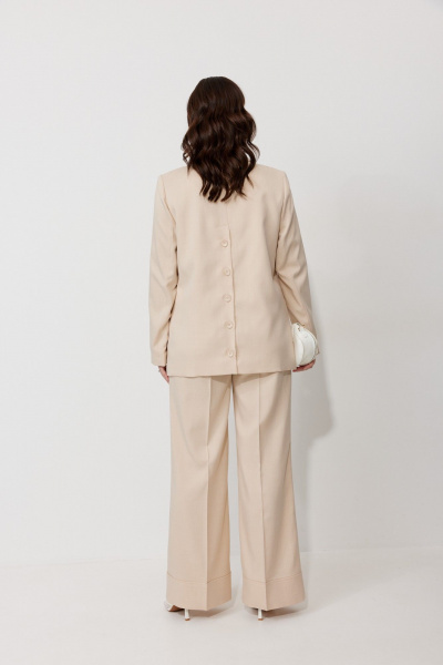 Брюки, жакет Mubliz 190 бежевый - фото 6
