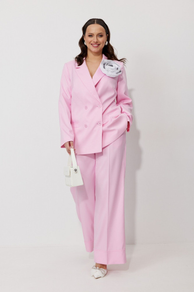 Брюки, жакет Mubliz 190 розовый - фото 18