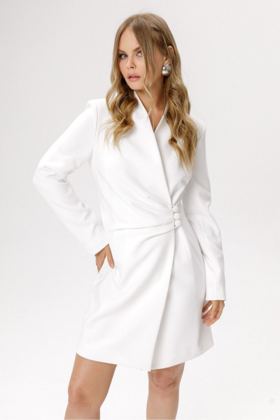 Платье PiRS 6649 белый - фото 4