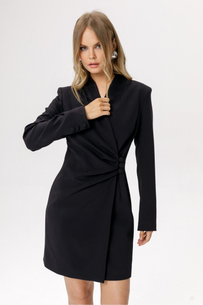 Платье PiRS 6649 черный - фото 5