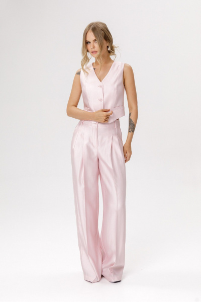 Брюки PiRS 6661 розовый - фото 5