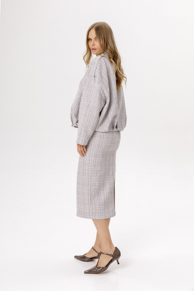 Бомбер PiRS 6667 серый - фото 6