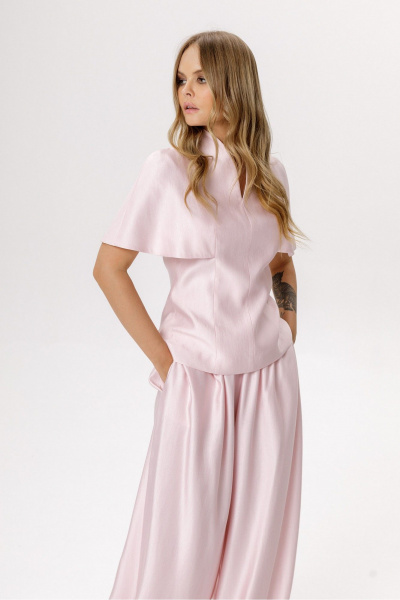 Брюки PiRS 6671 розовый - фото 2